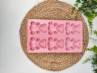 Форма силіконова Ведмедик Барні для випічки на 6 порцій 755 фото