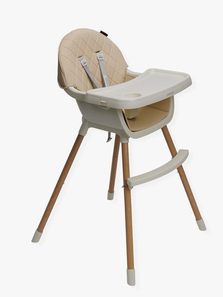 Стул для кормления ребенка 2 в 1 VELANO Evo, beige 45686 фото
